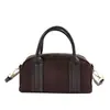 Bolso de Bolos Esmerilado de Nicho Bolso de Mujer Gamuza Retro Bolso de Mano al Hombro Textura de Moda Bolso Cuadrado Pequeño Cruzado