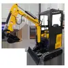 Exportando al Medio Oriente Durante Muchos Años, Excavadora Agrícola de 1.5 Toneladas con Cabina Cerrada, Máquina Pequeña de Gancho con Control Hidráulico Pilotado