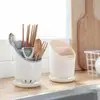 Cilindro para Palillos Hogareño de Plástico Jaula para Palillos Cocina Drenaje Extraíble Creativo Caja de Almacenamiento para Cubiertos Titular Portacubiertos
