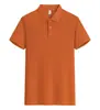 Playeras tipo polo de verano, Camisetas personalizadas, Ropa de trabajo de algodón de fibra larga, Logo bordado, Ropa de trabajo corporativa de manga corta con solapa, Hecho a medida