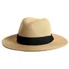 Sombrero de Sol de Paja para Mujer con Ala Ancha Sombrero de Sol de Verano Plegable Suave Sombrero de Playa para Pesca, Senderismo