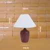 Luminária de cabeceira com estampa retrô, um toque de luxo e sofisticação, luminária de mesa estilo nórdico para decorar o escritório, criar uma atmosfera aconchegante e servir como uma pequena luz noturna para o quarto