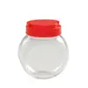 540ml750ml1200ml2500ml garrafa plástica inclinada transparente PET lata plástica portátil barril (K200)