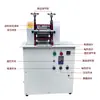 Máquina Automática de Repujado en Cuero para Cinturones y Correas de Hombro, Calentamiento Eléctrico, Velocidad Ajustable, Máquina de Estampado de Patrones en Cinturones, Marcado y Indentación