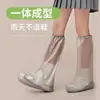 Cubrezapatos de Lluvia Desechables, Impermeables, Antideslizantes, Engrosados y Resistentes al Desgaste, para Hombres y Mujeres, Botas de Lluvia de Tubo Largo para Adultos y Niños