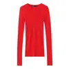 Comercio Exterior Transfronterizo Ropa para Mujer, Lo Más Vendido en Aliexpress Estilo Europeo y Americano Moderno Ajustado Versátil Camiseta de Algodón Top
