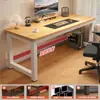 Escritorio de Computadora Dormitorio Hogar Madera Maciza Tablero Ecológico Escritorio Simple Escritorio para Habitación de Alquiler Escritorio para E-sports Escritorio para Escribir Escritorio de Oficina