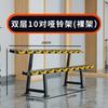Estante para Mancuernas Gimnasio Comercial Múltiples Especificaciones Tres-a-seis-a-diez-a-diez-pares Estante Asiático para Mancuernas Estante de Almacenamiento para Equipo del Hogar