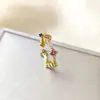 Anillo Ladrillo de Diseño Nicho de Alta Gama Lujo Accesible para Mujer Moda Europea y Americana Creativo Zirconia Chapado en Oro Anillo Abierto Ajustable