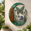 Bestseller transfronterizo Decoración de pared Luna Creciente Abeja adorno de decoración de pared de luna creciente de metal