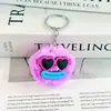 Chaveiro PomPom Fofo Engraçado Pingente Boca de Salsicha Feia Fofa Engraçada Par Melhor Amigo Bolsa de Estudante Pingente Lote