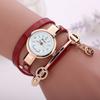 Una generación de reloj pulsera con colgante de ángel, diamantes de imitación, círculo de PU, para mujer, nuevo regalo, reloj para dama, superventas en AliExpress