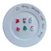 Acessórios Série Natal Sino Alce Floco de Neve Cola Cremosa Joias DIY Grampo de Cabelo Adorno de Cabeça Acessórios de Resina DIY Atacado