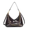 Dropshipping Internacional Bolsas Femininas 2026 Nova Nicho Bolsa Tote com Corrente de Ombro Super Popular Versátil Grande Bolsa de Ombro Transversal