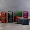Cartera de Piel de Vaca de Primera Capa Transfronteriza Modelo Nuevo 2026 para Mujer, Piel Genuina, Gran Capacidad, Múltiples Ranuras para Tarjetas, Bolso de Teléfono Multifuncional Vintage