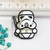 [Serie Héroe] accesorios para zapatos de agujeros PVC caucho blando zapatos decorativos de agujeros zapatos de dibujos animados flor hebilla decorativa desmontable