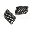 Adecuado para 17 Modelos de Modificación de CRV, Decoración de Salida de Aire Superior Frontal, Pegatina Brillante de ABS para el Interior del Coche