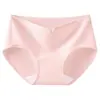 Pantaletas de algodón de Xinjiang para niñas de cintura media, amigables con la piel, con entrepierna extendida, transpirables y no sofocantes, alta elasticidad y comodidad, bragas triangulares para mujer 9930