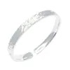 Pulsera de plata Hielo Roto para mujer plata de ley 9999 plata pura pulsera maciza joyería exquisita regalo de cumpleaños estilo abierto