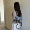 Mochila de Hombro Único para Viajes de Verano 2026 para Mujer, Versátil Mezclilla Moda Coreana Nuevo Estilo Bolso Diario