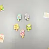 Toma un Bocado de Helado Animal Resina Accesorios Pegamento de Crema Agujero Zapatos Papelería Estudiante Bolso Colgante Colgante Pequeño