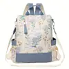 Mochila High-End 2025 Nova Moda Feminina Couro Macio Fashion Antifurto Versátil Grande Capacidade Mochila Viagem Bolsa Escolar