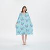 Amazon Europeia e Americana Tamanho Plus Feminino Casa Fresco Pijama Camiseta Verão Meninas Gordas Aparência Emagrecedora Camiseta de Viscose