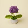 Girassol Acabado Planta em vaso Tecido à mão Buquê de flores Terminado Flor Eterna Dia dos Professores Dia das Crianças Presente Mercado Noturno Stall