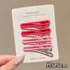 Pinzas Laterales de Colores para el Cabello de Niñas 2026 Nuevo Estilo Pinza para Flequillo Pinza para el Cabello para Niñas Que No Daña el Cabello