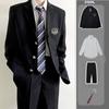 Uniforme de niño Dk, traje de chaqueta japonesa, traje negro cian, nuevo estilo universitario, ropa de clase