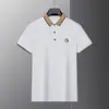 Estilo TikTok Verão Camisa Polo Masculina Manga Curta Meia-idade Casual Solta Gola Lapela Camiseta Fina Roupas Masculinas de Pai