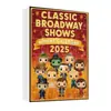 Calendario de Adviento 2025 Musical de Broadway Caja Sorpresa 24 Días Logo Personaje Musical Caja de Regalo Coleccionable