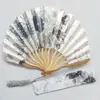 Leque Kimono Requintado Leque de Quilha de Cetim Leque de Concha Leque de Kimono Estilo Japonês