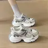 Zapatillas dad de moda para mujer, nuevo modelo otoño 2026, de malla transpirable, versátiles, con suela gruesa, deportivas casuales