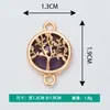 Joyas Creativas DIY Accesorios Galvanizados Nuevo Árbol del Dinero Hueco Collar de Vidrio Pulsera Colgante Venta al por Mayor
