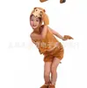 Dia das Crianças Fantasia de Animal para Performance Adulto Manga Curta Dinossauro Coelho Rosa Fantasia de Desenho Animado Infantil Fantasia de Performance