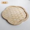 Cesta de bambú tejido de bambú bolsa de materiales diy estudiantes de primaria materiales de investigación plato redondo pequeño de frutas hecho a mano productos de bambú