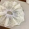 Presilha de Cabelo de Renda Branca Nova Estilo Ins Coreano Super Fada, Acessório de Cabeça Moderno e Texturizado, Acessórios de Cabelo Elegantes