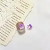 Nova Guirlanda Colorida Transfronteiriça Acessórios de Unhas DIY Flores de Gelo Transparentes Capa de Celular Brincos Acessórios de Cabelo
