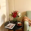 Ramo de Rosas de Loto Simuladas Flores Falsas para Boda Fotografía Decoración del Hogar Accesorios para Ramo de Novia
