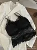 Camisola Sexy Versátil de Renda com Bojo Fixo Integrado, Costas Bonitas, Camada Base de Lingerie para Roupa Externa Plus Size
