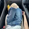 Shorts Jeans Retro Azul Bordado com Pedrarias de Estrela para Mulheres, Novo Estilo de Verão, Tamanho Plus, Calças de Perna Larga com Design Solto
