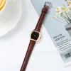 Reloj simple de mujer popular de forma de barril transfronterizo, nuevo reloj de cuarzo para mujer con correa de cuero de moda, versión coreana, venta al por mayor desde fábrica de relojes