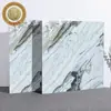 Azulejos de Piedra de Lujo Ligero 400X400 para Cocina, Hotel, Baño, Casa de Huéspedes, Balcón, Antideslizantes, Resistentes al Desgaste, Azulejos Pequeños de Piso para Exportación