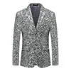 Traje de Desempeño de Comercio Exterior 2026 con Lentejuelas Doradas, Traje Estilo Coreano, Ropa de Hombre para Discoteca, Chaqueta de Estudio para Presentador/Maestro de Ceremonias