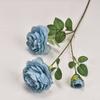 Uau Flor Artificial de Peônia com 3 Cabeças Estilo Europeu Personalizado Decoração de Casamento Casa Flor Falsa Peônia de Três Cabeças Atacado