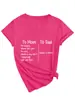 Para Mamá para Papá SOY Amazon Ebay Sitio Independiente Cómoda Versátil Elegante Camiseta de Manga Corta con Cuello en V para Mujer