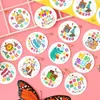 Feliz Cumpleaños Bebé Etiqueta Pequeña Simple Ins Ramo Bendición Tarjeta de Felicitación para Niños Floristería Pastelería Etiqueta Escrita a Mano