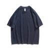 Ag260G Camiseta de Peso Pesado Moderna Oversize Algodón Puro Cuello Redondo para Hombre Estampada Cuello Redondo Manga Corta Suelta Una Pieza Envío Directo