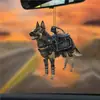 Decoração Pingente Desenho Animado Estilo Fresco Montado no Carro Transfronteiriço Novo Modelo Acrílico Plano 2D Acrílico Padrão Emblema Profundo Indústria